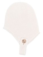 Barrie ribbed cashmere hat - Blanc