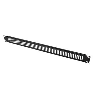 LogiLink PN111B 19 inch Afdekking voor patchkast 1 HE Geperforeerd Zwart