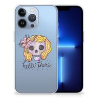 Silicone Back Case Apple iPhone 13 Pro Boho Skull