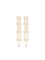 Maje crystal-embellished drop earrings - Or