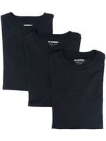 Jil Sander lot de 3 t-shirts à patch logo - Bleu - thumbnail