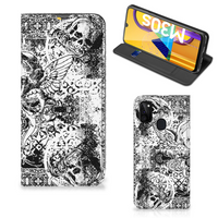 Mobiel BookCase Samsung Galaxy M30s | M21 Skulls Angel