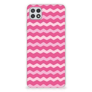 Samsung Galaxy A22 5G TPU bumper Waves Pink