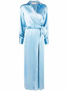 Blanca Vita robe portefeuille Acena - Bleu