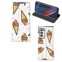 OPPO Find X3 Neo Flip Style Cover Icecream