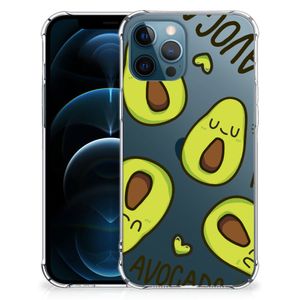 iPhone 12 | 12 Pro Stevig Bumper Hoesje Avocado Singing