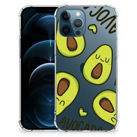 iPhone 12 | 12 Pro Stevig Bumper Hoesje Avocado Singing - thumbnail