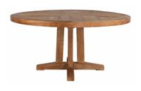 DTP Home Ronde Eettafel Castello Teakhout, 160cm - Naturel - thumbnail