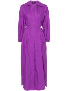 TWINSET robe longue Actitude en popeline - Violet