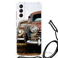 Samsung Galaxy S21 FE Anti-shock Hoesje met foto Vintage Auto