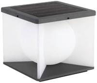 V-TAC 23352 VT-7656 Solar Tuinlamp LED Donkergrijs