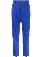 Saint Laurent pantalon de tailleur en laine - Bleu