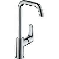 Hansgrohe Focus E2 wastafelkraan met hoge draaibare uitloop inclusief ComfortZone 240 chroom 31519000 - thumbnail