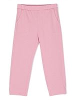 Il Gufo pantalon de jogging en coton à taille élastiquée - Rose