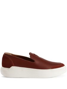 Giuseppe Zanotti mocassins Conley en cuir - Marron