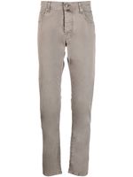 Jacob Cohën pantalon slim à patch logo - Gris - thumbnail