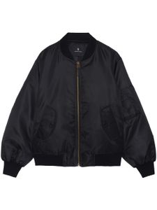 ANINE BING Leon zipped bomber jacket - Noir