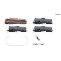 Roco 5110002 H0 z21 digitale startset diesellocomotief BR 132 met ketelwagentrein van de DR - thumbnail