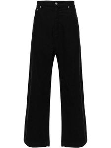 Rick Owens DRKSHDW pantalon en velours côtelé à coupe ample - Noir