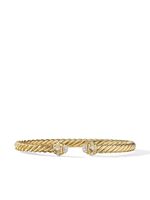 David Yurman bracelet Oval Cable Spiral en or 18ct serti de diamants