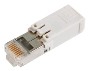 Telegärtner J80026A0002 STX V1 RJ45-stekkerelement Cat.6A J80026A0002 Stekker, recht Aantal polen: 8P8C 1 stuk(s)