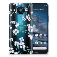 Nokia 8.3 Uniek TPU Case Blossom White - thumbnail