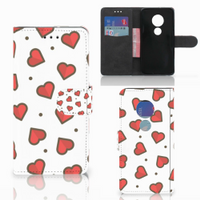 Motorola Moto G7 Play Telefoon Hoesje Hearts