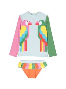 Stella McCartney Kids maillot de bain à imprimé graphique - Vert