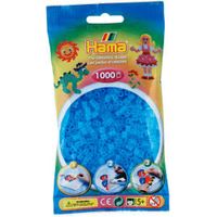 Hama Strijkkralen 1000 Blauw Transparant - thumbnail