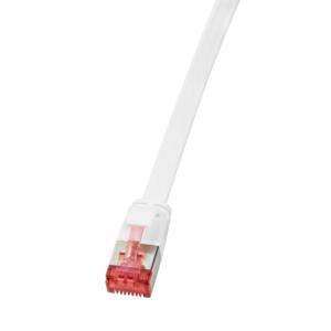 LogiLink CF2091S RJ45 Netwerkkabel, patchkabel CAT 6 U/FTP 10.00 m Wit Vergulde steekcontacten 1 stuk(s)