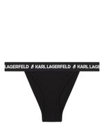 Karl Lagerfeld culotte à taille à logo - Noir