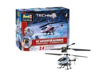 Revell Adventskalender RC Helikopter I RC Adventskalender I adventskalender voor mannen om te knutselen, adventskalender voor jongens, meisjes en volwassenen vanaf 10 jaar, cadeau voor Kerstmis, 24