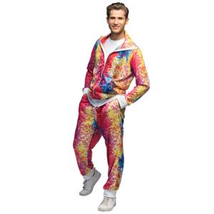 Boland Disco dude trainingspak heren multicolor maat L