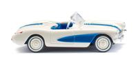 Wiking Chevrolet Corvette Stadsauto miniatuur Voorgemonteerd 1:87 - thumbnail