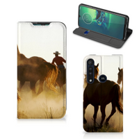 Motorola G8 Plus Hoesje maken Design Cowboy - thumbnail