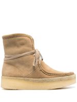 Clarks bottes Wallabee en daim - Tons neutres