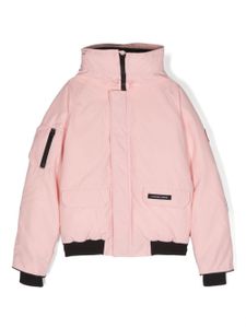 Canada Goose Kids logo-patch padded jacket - Rose