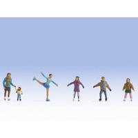 NOCH 0045824 TT Schaatsers figuren Geverfd, Staand - thumbnail