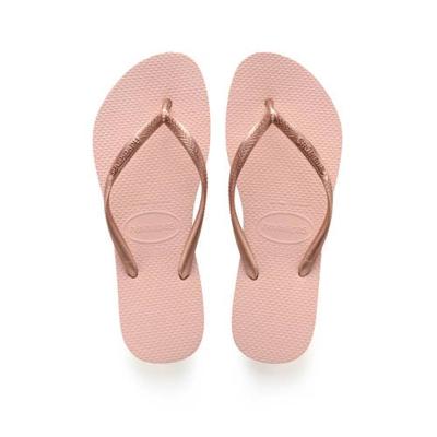 Havaianas Kids Slim teenslippers roségoud Havaianas Kids Slim teenslippers roségoud