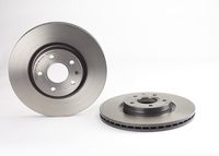 Remschijf COATED DISC LINE BREMBO, Remschijftype: Binnen geventileerd, u.a. für Ford, Volvo