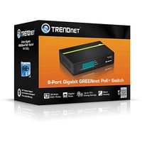 Trendnet TPE-TG80G netwerk-switch Unmanaged Power over Ethernet (PoE) Zwart - thumbnail