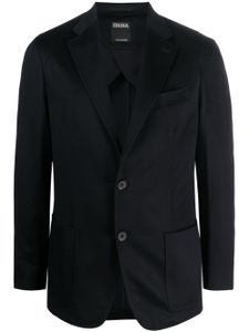 Zegna blazer Oasi en cachemire - Bleu