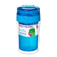 Sistema TO GO - Twist 'n' Sip Coffee Isoleerbeker - 315 ml Blauw - thumbnail