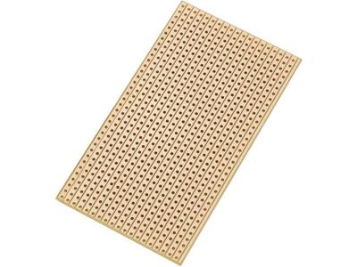 TRU COMPONENTS SU527629 Printplaat Hardpapier (l x b) 90 mm x 50 mm 35 µm Rastermaat 2.54 mm Inhoud 1 stuk(s)