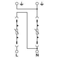 Phoenix Contact 2801533 VAL-MS-T1/T2 48/12.5/1+1V-FM Overspanningsveilige afleider 1 stuk(s)