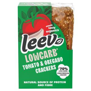 Leev® Low Carb Qrackers Bruschetta (3x2 stuks)