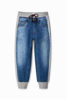 Hybride jeans/joggingbroek - BLUE - 11/12