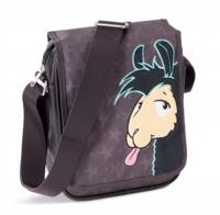 Nici schoudertas Lama Lorenzo junior polyester antraciet