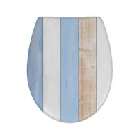 Toiletzitting Cedo Dream Blue Softclose Houtlook Veelkleurig Cedo