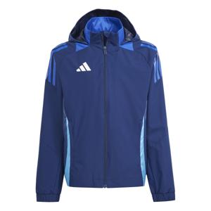 adidas Tiro 24 Competition Allweather Jas Kids Donkerblauw